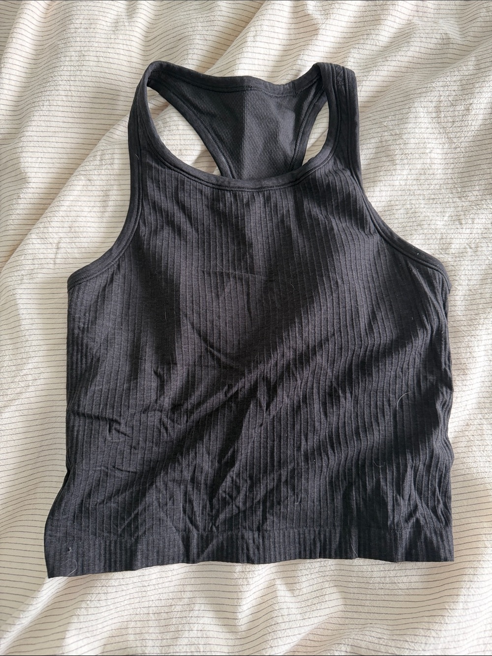 Lululemon Ebb to Street high neck cropped tank
